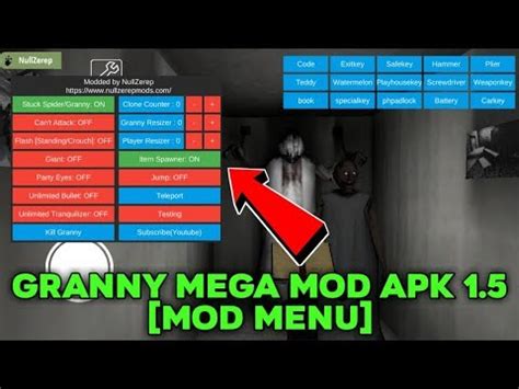 Granny MEGA MOD APK 1.6.1 [MOD MENU] .